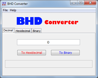 BHD Converter Portable screenshot