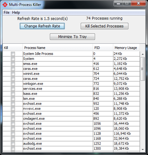 Windows 8 Multi-Process Killer Portable full